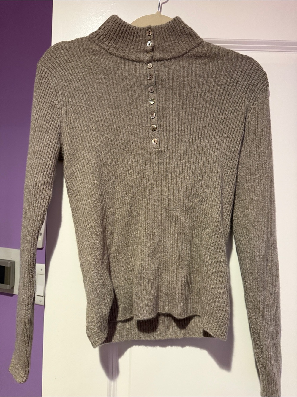 W CASHMERE Vesper mock neck